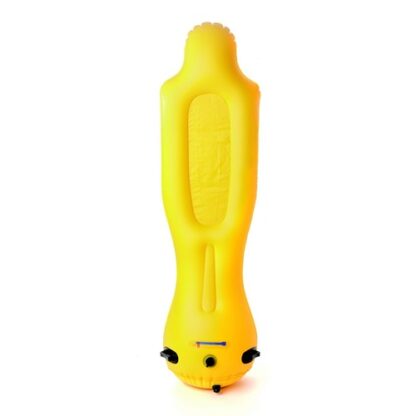 Mannequin gonflable de couleur jaune pour l'entrainement au drible