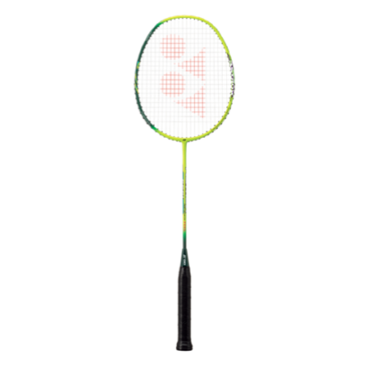 Raquette de badminton en graphite Yonex Astrox 01 feel de couleur jaune avec manche noire