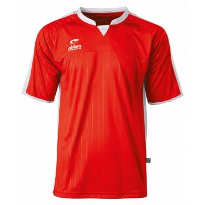 maillot Manches Courtes Rouge Blanc