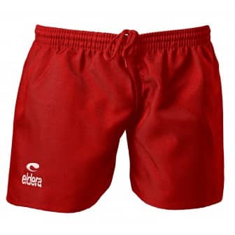 Short rugby rouge