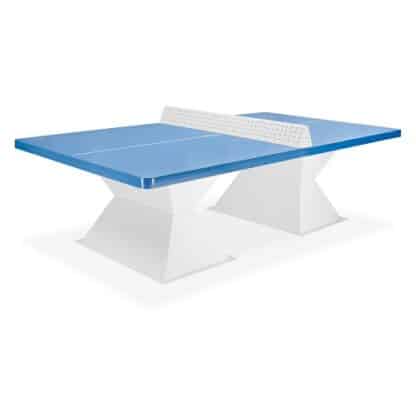 Table de tennis de table d'extérieur diabolo avec plateau bleu outre mer de 60mm d'épaisseur