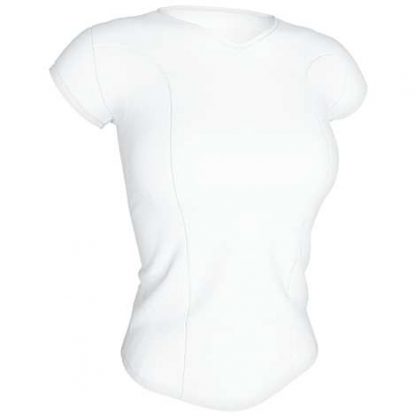 Tee-shirt technique femme-Blanc