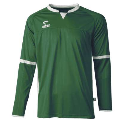 maillot Manches Longues Vert Blanc