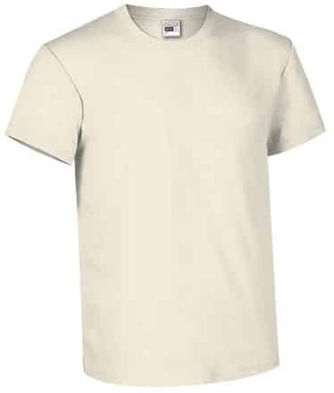 t-shirt manches courtes couleur beige blanc crème