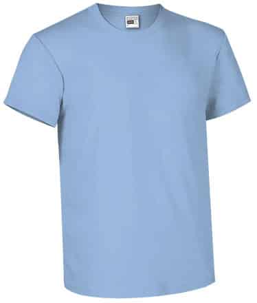 t-shirt manches courtes couleur bleu ciel