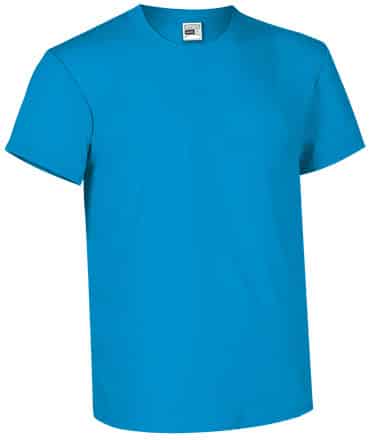 t-shirt manches courtes couleur bleu clair
