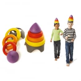 chapeau équilibre enfants couleurs