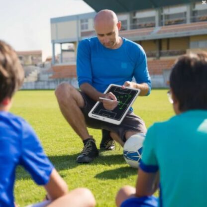 coach avec la tablette de coaching LCD