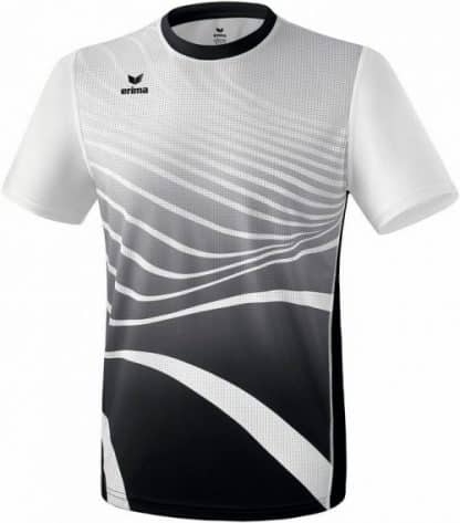 t-shirt blanc et noir erima sport