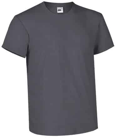 t-shirt manches courtes couleur gris charbon