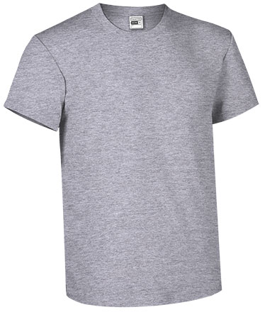 t-shirt manches courtes couleur gris chiné