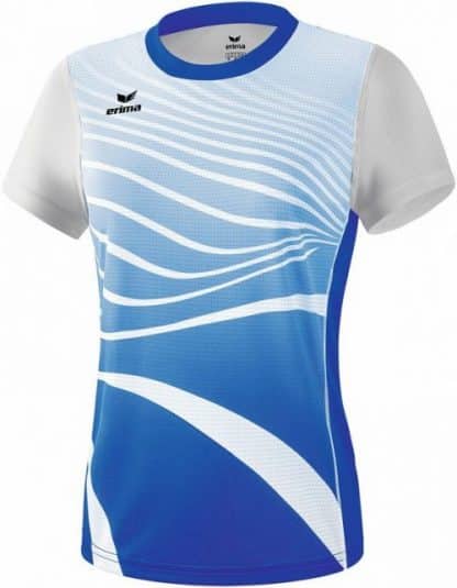 t-shirt bleu et blanc de marque erima pour le sport