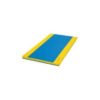 tapis de gym eps classique pleyel bicolore bleu et jaune
