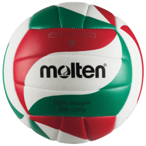 Ballon Volley Molten V5M2000L vert et rouge