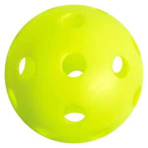 Balle de pickleball pour jouer à l'intérieur de couleur jaune
