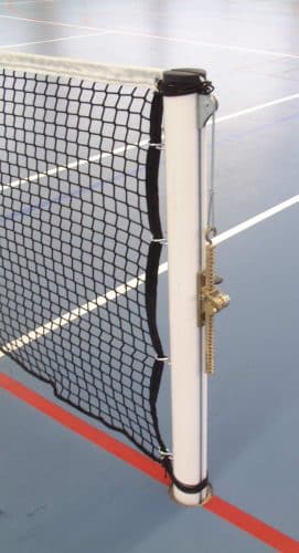 Poteaux tennis à sceller en aluminium plastifié