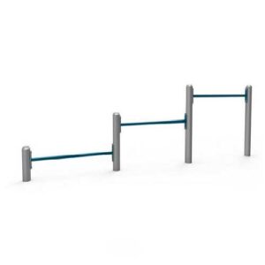 Street Workout - Triple barre de pompes