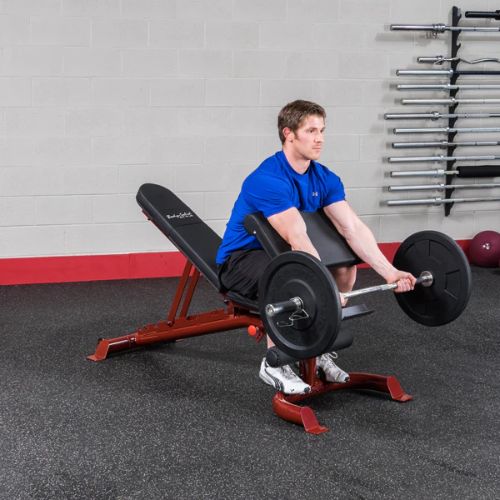 Banc multifonctions BODYSOLID Semi Pro. Travail des biceps