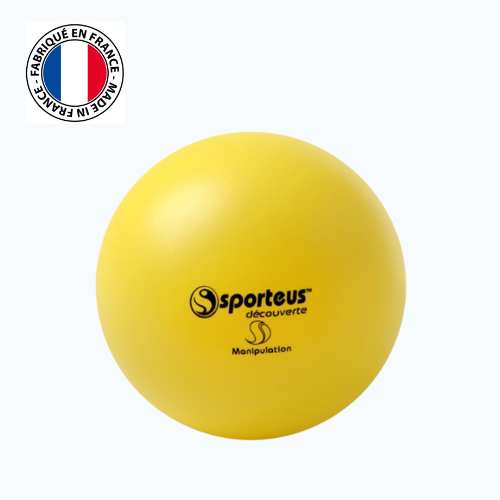 Balle scolaire en PVC jaune