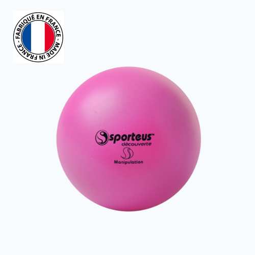 Balle scolaire en PVC rose