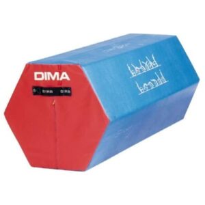 Module de gymnastique Hexagonal bleu et rouge