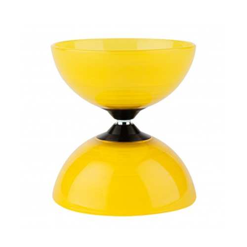 Diabolo Beach Henrys avec coque translucide jaune et axe aluminium