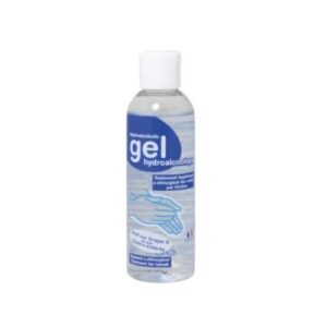 Bouteille de gel désinfectant hydroalcoolique 100 ml