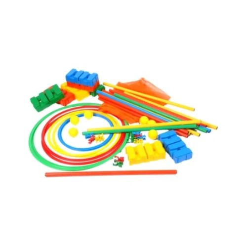 Kit de motricité pour enfants comprenant balles