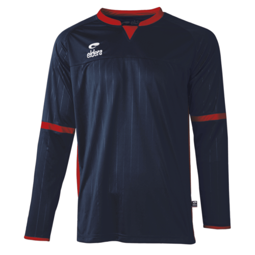 maillot Manches Longues Marine Rouge