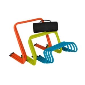 Kit de 12 haie de vélocité en trois hauteurs orange