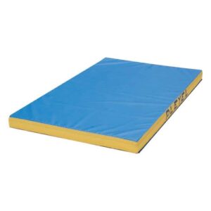 Matelas double densité réversible Pleyel – mousse polyéthylène côté ferme et mousse polyester côté souple, housse grain cuir M2, poignées indéchirables, dessous antidérapant