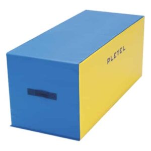 Module Rectangulaire de gymnastique bleu et jaune