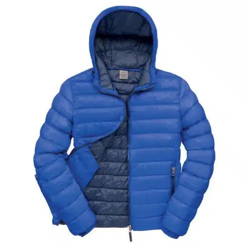 Doudoune à capuche RESULT SNOW BIRD de couleur Royal/Navy