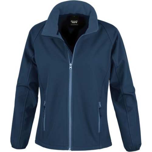 Veste softshell RESULT bleu navy