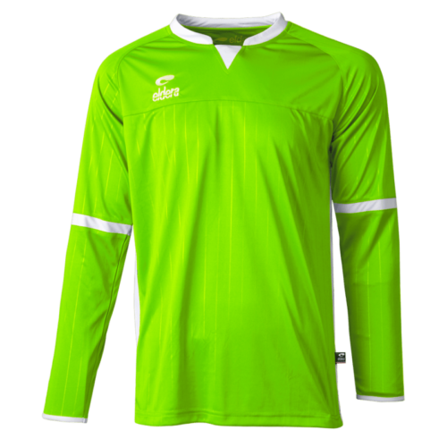 maillot Manches Longues Pistache Fluo Blanc
