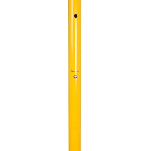 Poteau de stabilité zoomé jaune