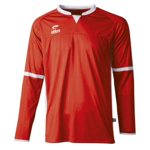 maillot Manches Longues Rouge Blanc