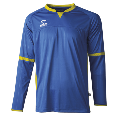 maillot Manches Longues Bleu Royal Jaune