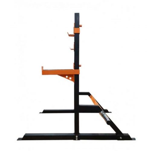 Cage à squat orange et noire
