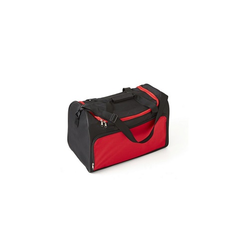 Sac de sport double de couleur noire et rouge