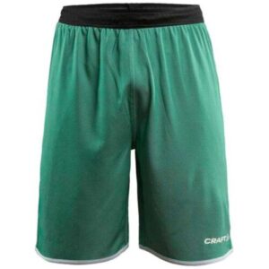 Short de basket Craft Progress Homme réversible – Vert - Polyester recyclé, respirant et personnalisable pour clubs et associations sportives scolaires de collèges et lycées