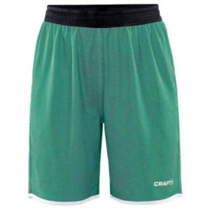 Short de basket Craft Progress Femme réversible – Vert- Polyester recyclé, respirant et personnalisable pour clubs et associations sportives scolaires de collèges et lycées