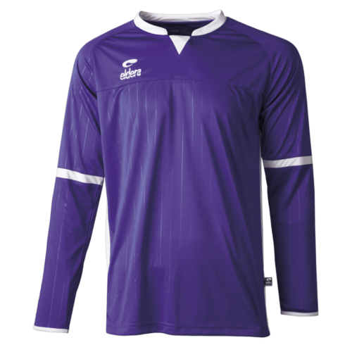 maillot Manches Longues Violet-Blanc