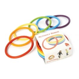 Anneaux souples multicouleurs