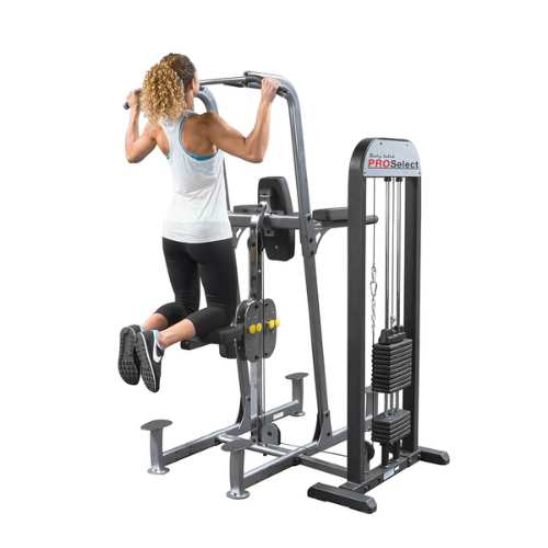Machine à dips et tractions assistées