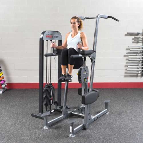 Machine à dips et tractions assistées