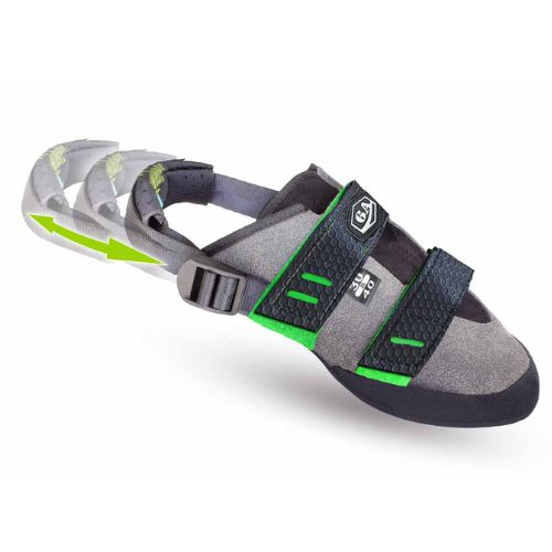 Chausson Escalade Vario Réglable - chausson vert