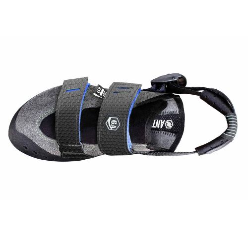 Chausson Escalade Vario Réglable - bleu vue de dessus