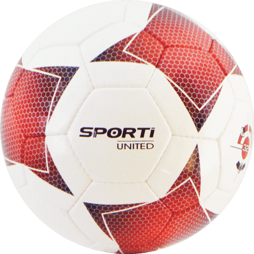 Ballon Football Entrainement United rouge