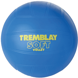 Ballon Volley Initiation Soft PVC bleu